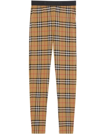 Vintage Check pattern leggings