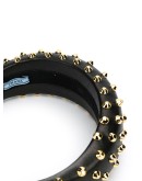 studded leather headband