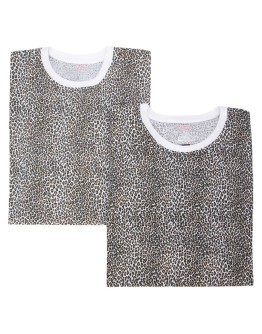 leopard print T-shirt 