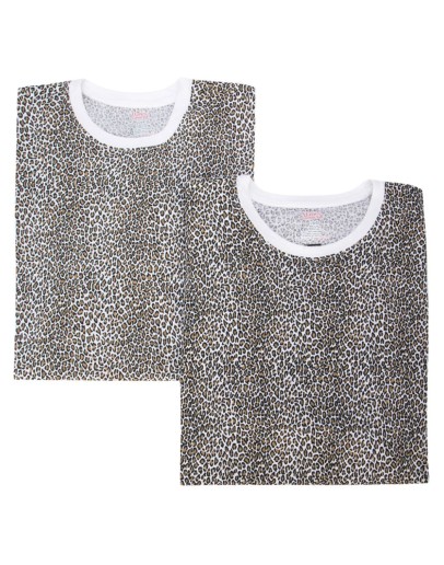 leopard print T-shirt 