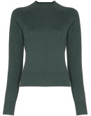 slim-fit knitted jumper