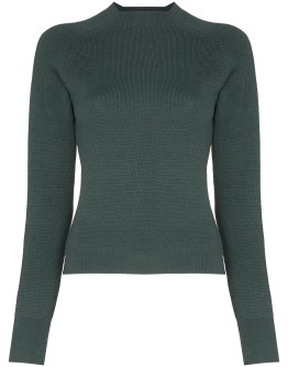 slim-fit knitted jumper
