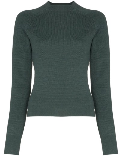 slim-fit knitted jumper