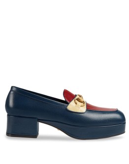 Horsebit platform loafers