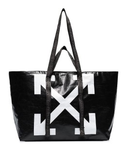 Commercial arrow logo tote bag