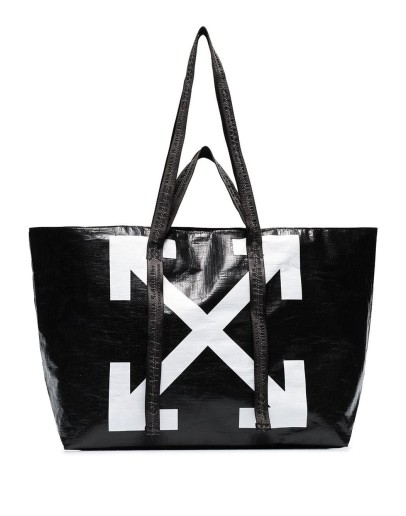 Commercial arrow logo tote bag