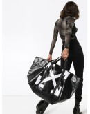Commercial arrow logo tote bag