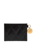 quilted charm cardholder