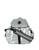 metallic backpack