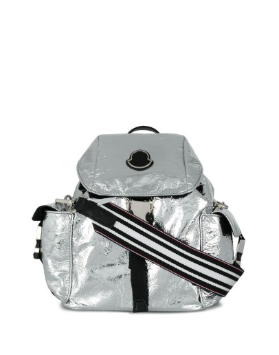 metallic backpack