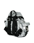 metallic backpack