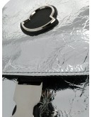 metallic backpack