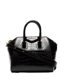 mini Antigona croc-effect tote bag