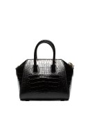mini Antigona croc-effect tote bag