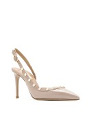 Rockstud slingback pumps