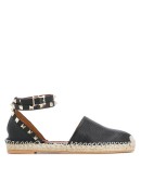 Rockstud double flat espadrilles
