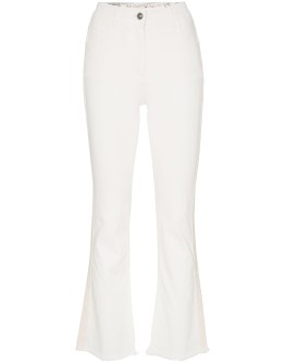 cropped flared jeans