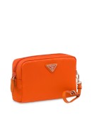 Fabric cosmetic pouch