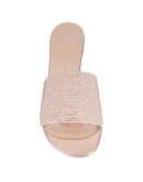 metallic sandals