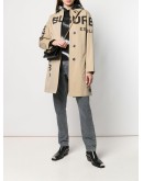 Horseferry logo print car coat