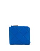 maxi weave zip-around wallet 