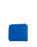 maxi weave zip-around wallet 
