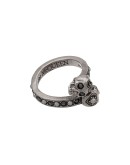 skull motif ring