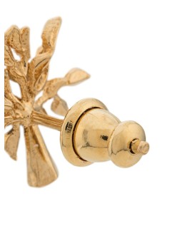 logo tree stud earrings