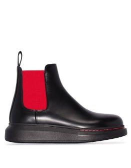 contrast panel Chelsea boots