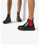 contrast panel Chelsea boots
