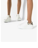 Oversized contrast heel counter sneakers
