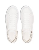 Oversized contrast heel counter sneakers