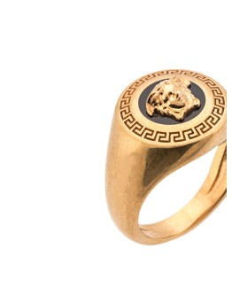 Enamel Icon Medusa Ring