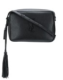 medium Lou logo plaque crossbody bag