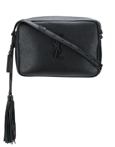 medium Lou logo plaque crossbody bag