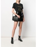 medium Lou logo plaque crossbody bag