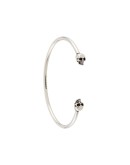 skull-embellished cuff bracelet