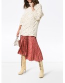 Gate printed midi skirt