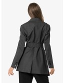 belted blazer jacket