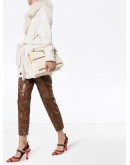 cashmere fur-trimmed cardigan