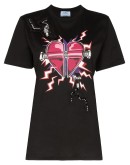 Heart-print T-shirt
