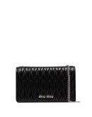 matelasse cross body bag