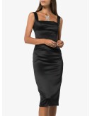 Duchess fitted midi dress