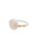 pearl beaded ring