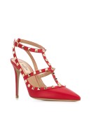 Rockstud caged pumps