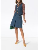 Horesbit denim waistcoat