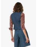 Horesbit denim waistcoat