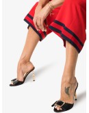 stripe-trimmed culottes
