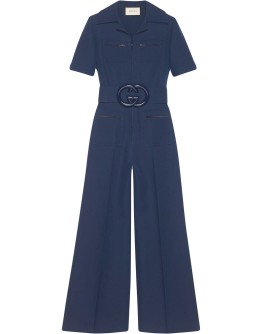 Interlocking G belted jumpsuit