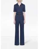 Interlocking G belted jumpsuit